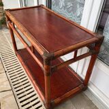 Rattan coffee table