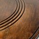 Table d'appoint brutaliste en bois tourné français de style Charles Dudouyt, France, années 1940