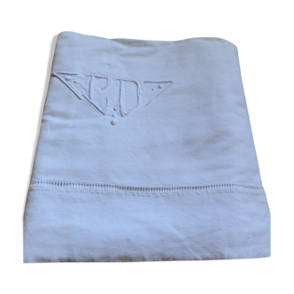 Dish cloth monogram cd or pc embroidered hand