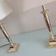 Pair of brass lamps art deco style 60s-70s
