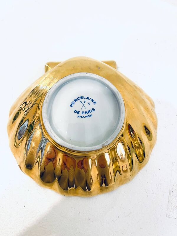 vide-poche porcelaine coquilles St Jacques – Porcelaine de Paris, Fr