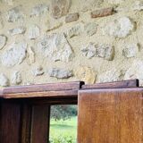 Art Deco Style Oak Wall Cabinet, Circa 1940's