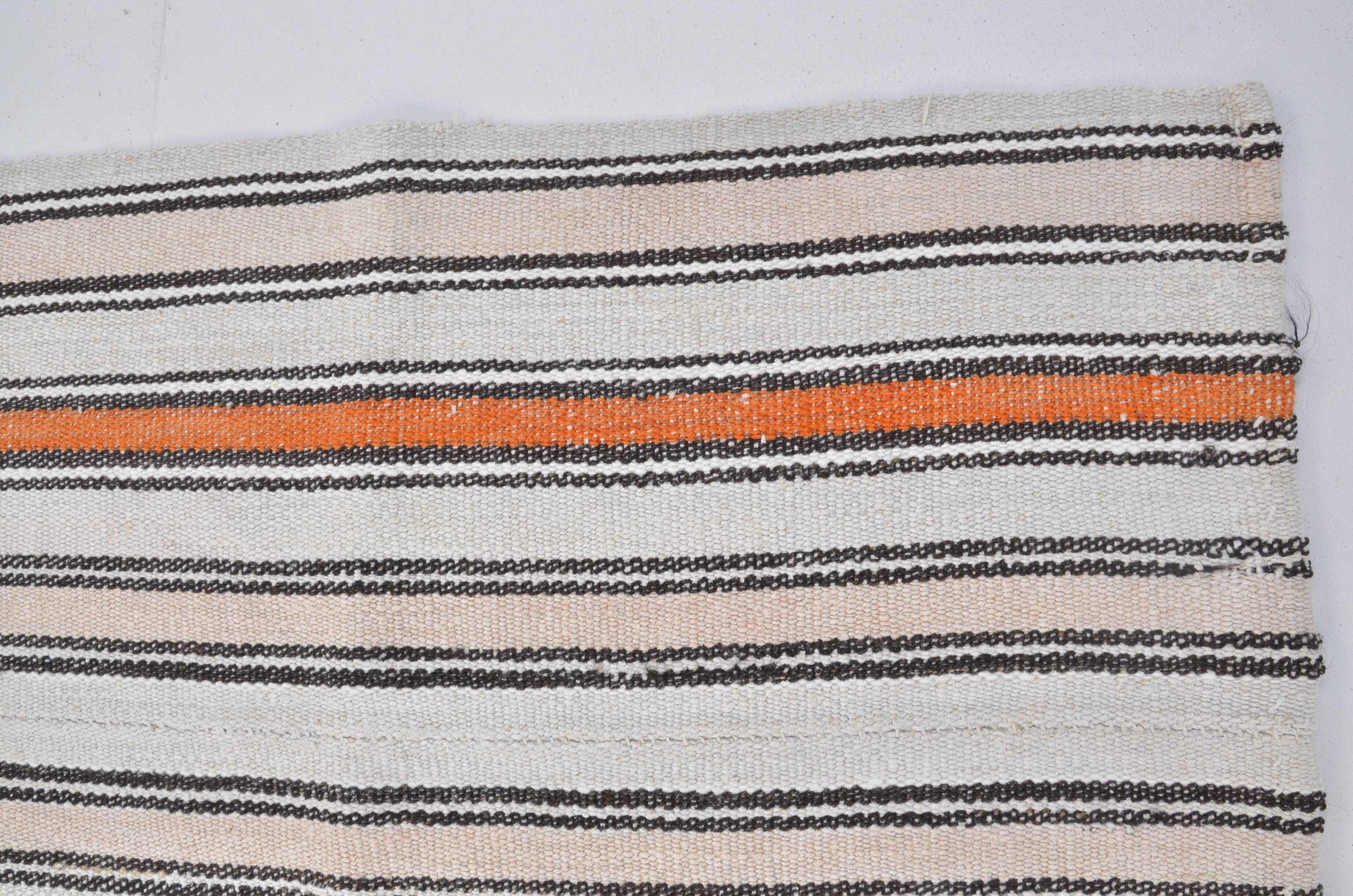 Colorful Vintage Striped Kilim Hmep Rug SKU 3666