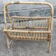 Vintage rattan magazine door