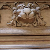 Library showcase carved wood