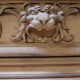 Library showcase carved wood
