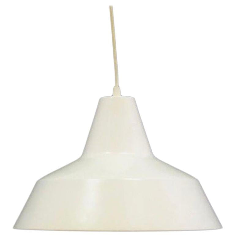 White chandelier, Danish design, 1970s, production: Denmark