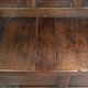 Antique English wooden bench / hall bench from the early 18th century