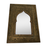 Brass mirror