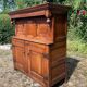 Old 18th century 2-part solid oak dresser