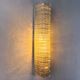 Pair of Lucite tube wall sconces by Geru Leuchten, frosted effect, Germany 1970s