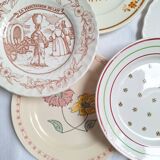 Vintage dessert plates