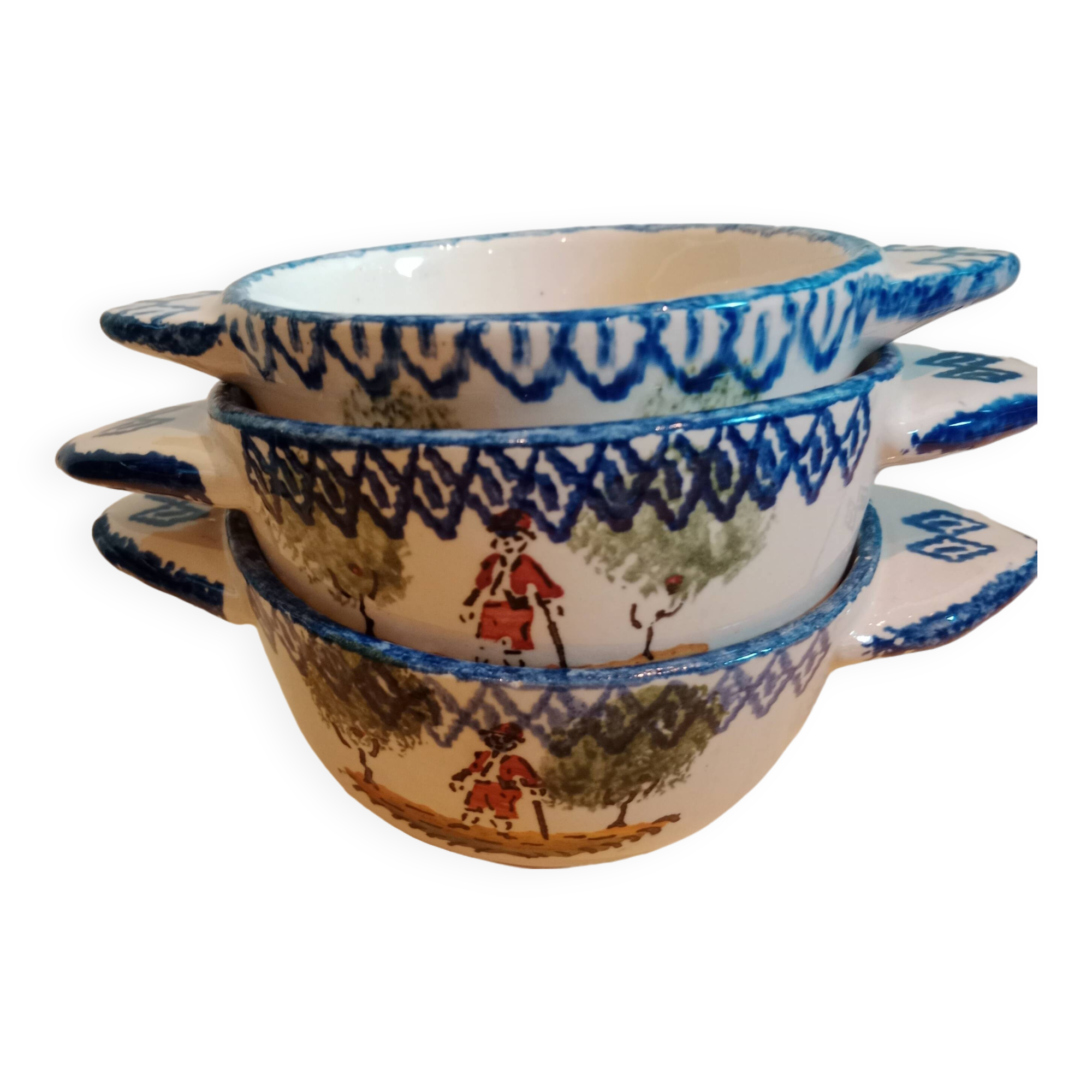 Set of 3 vintage bowls