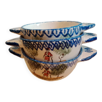 Set of 3 vintage bowls