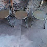 Garden furniture in iron