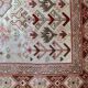 Tapis Vintage Sivas Turc en Laine, Années 1960, Design Géométrique