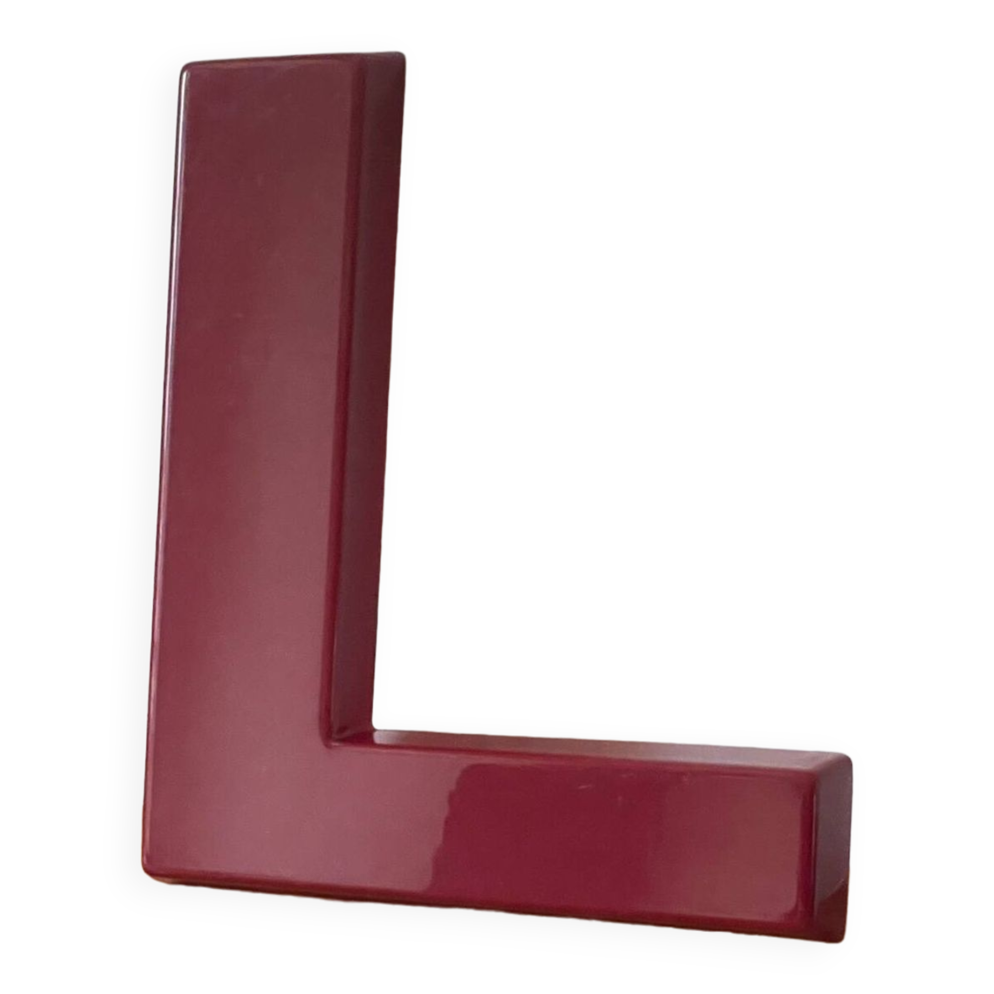 Sign Letter L in Vintage PLEXIGLAS