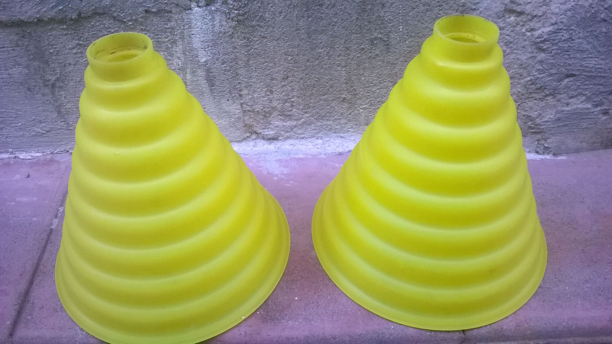 Pair of vintage lampposts