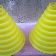 Pair of vintage lampposts