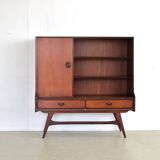 Vintage teak bookcase by Louis van Teeffelen