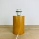 Vintage wooden cylinder lamp by IMT Italy, 1980s