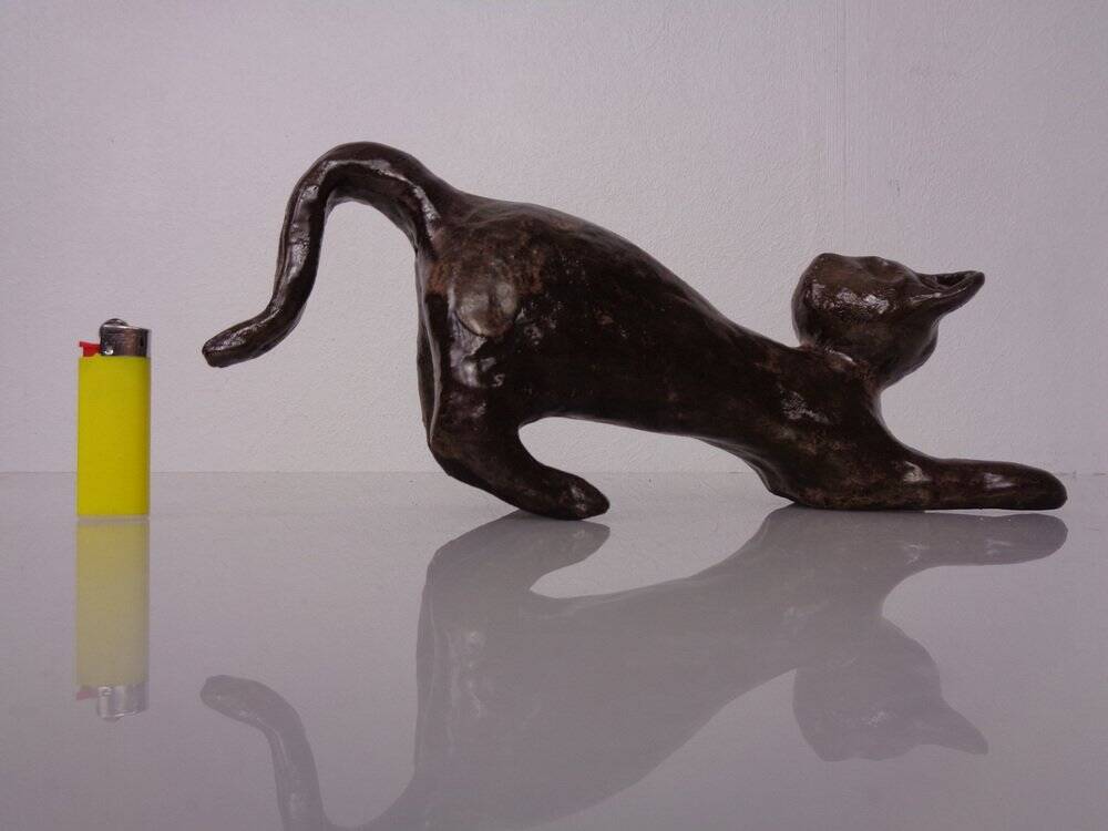 Large ceramic cat, Germany, 1960s