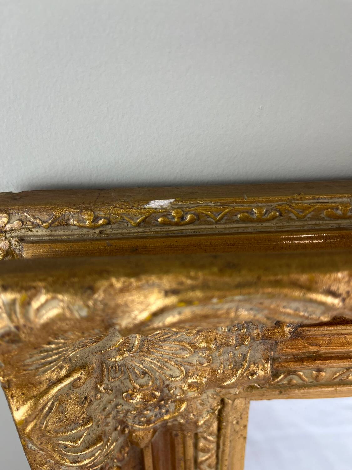 Miroir doré Napoléon III – fin XIXe siècle