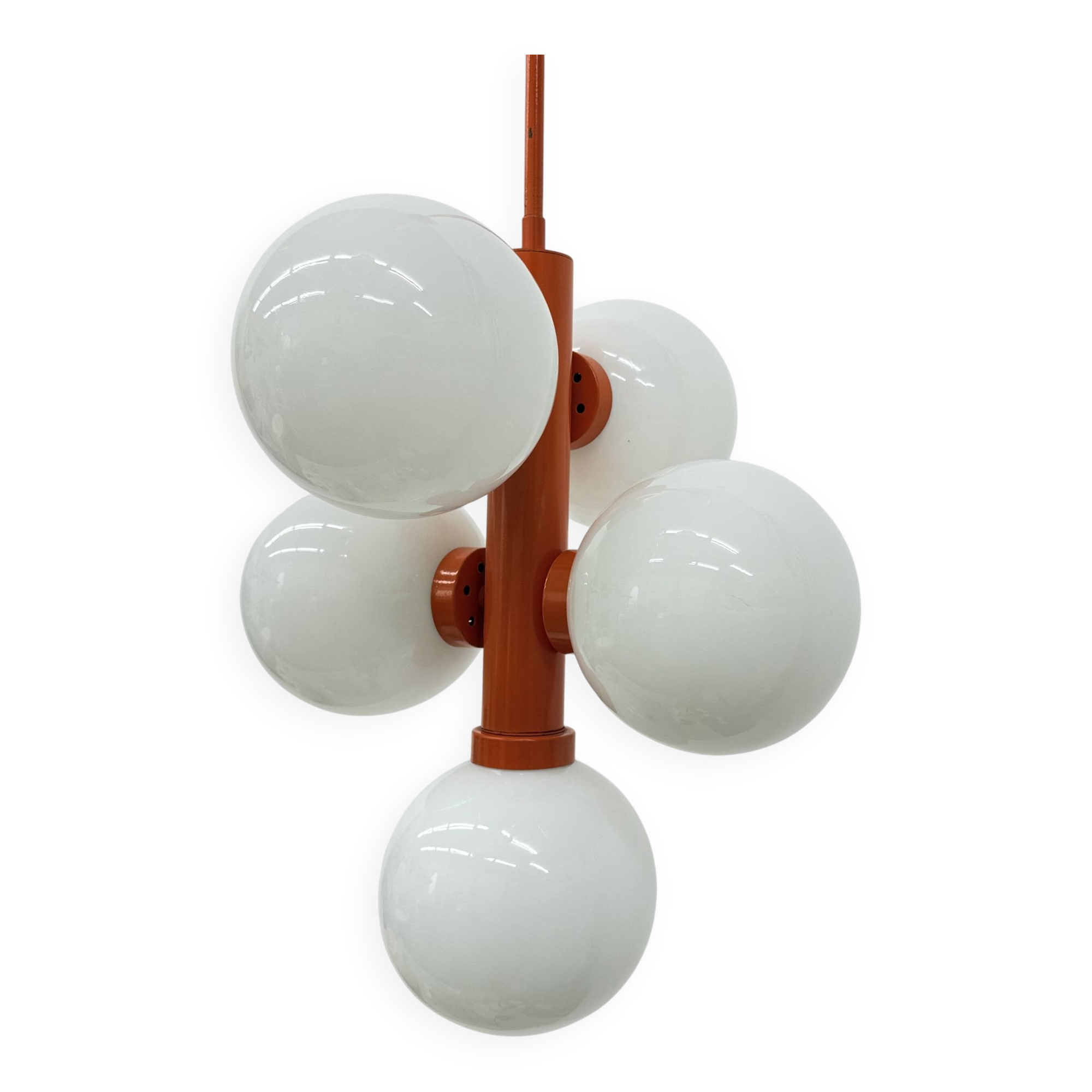 Mid-century atomic sputnik pendant lamp , 1970s