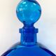 Antique XL bottle / Cobalt blue glass vase