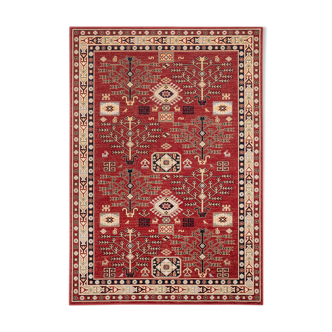 Tapis ethnique rouge 200x300 cm orient enny