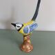 Great tit on its branch, porcelain, Hollohaza