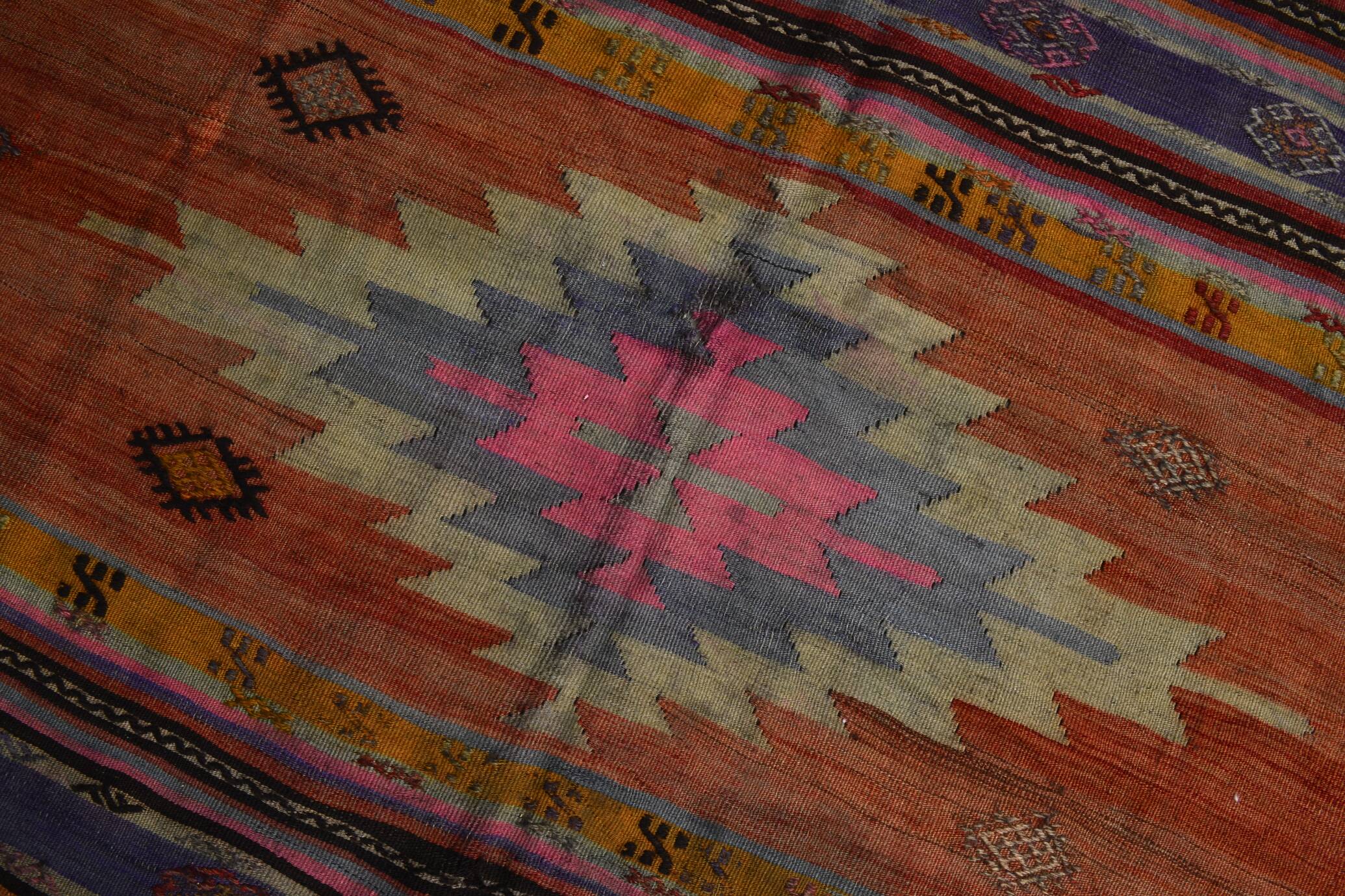 6x8 Oriental Handmade Vintage Rug, 176x242Cm