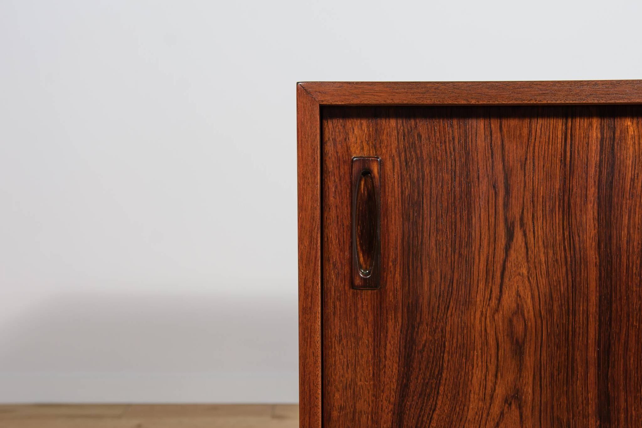 Small mid-century rosewood sideboard, Denmark, 1960s