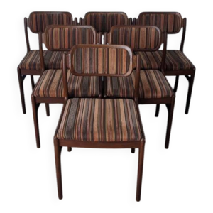 6 chaises vintage design - scandinave