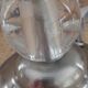1930s glass lamp and opaline