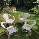 Set of 4 armchairs Drucker terrace Parisian Bistro