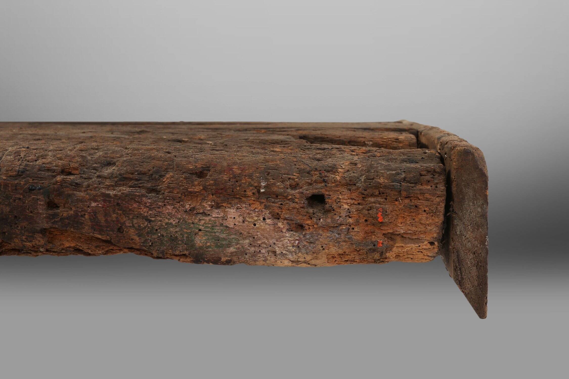 Industrial Oak Workbench with Exceptional Patina, Belgium ca. 1850