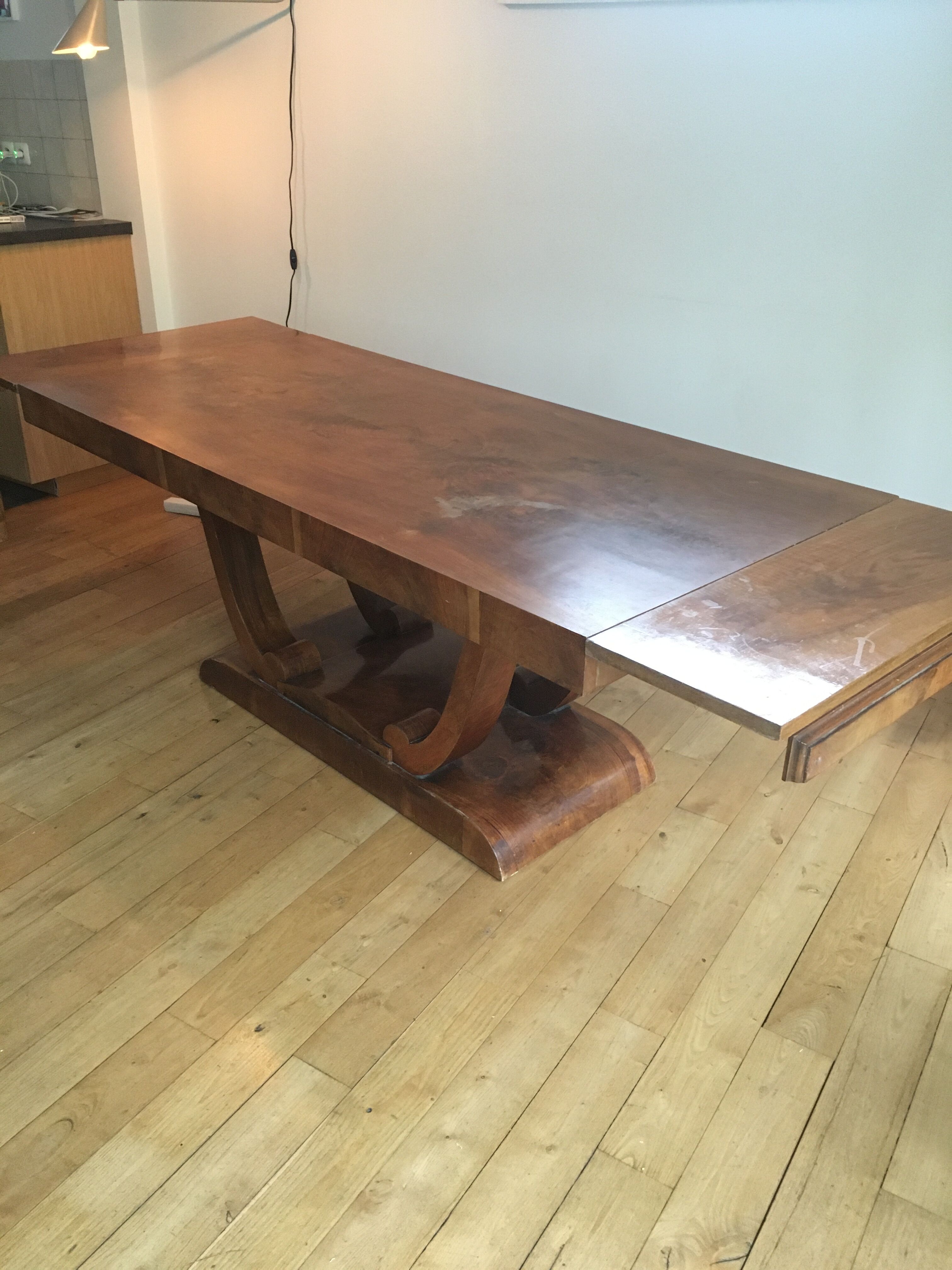 Vintage art deco table & chairs