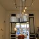 Lustre Trefle en Inox - 1970