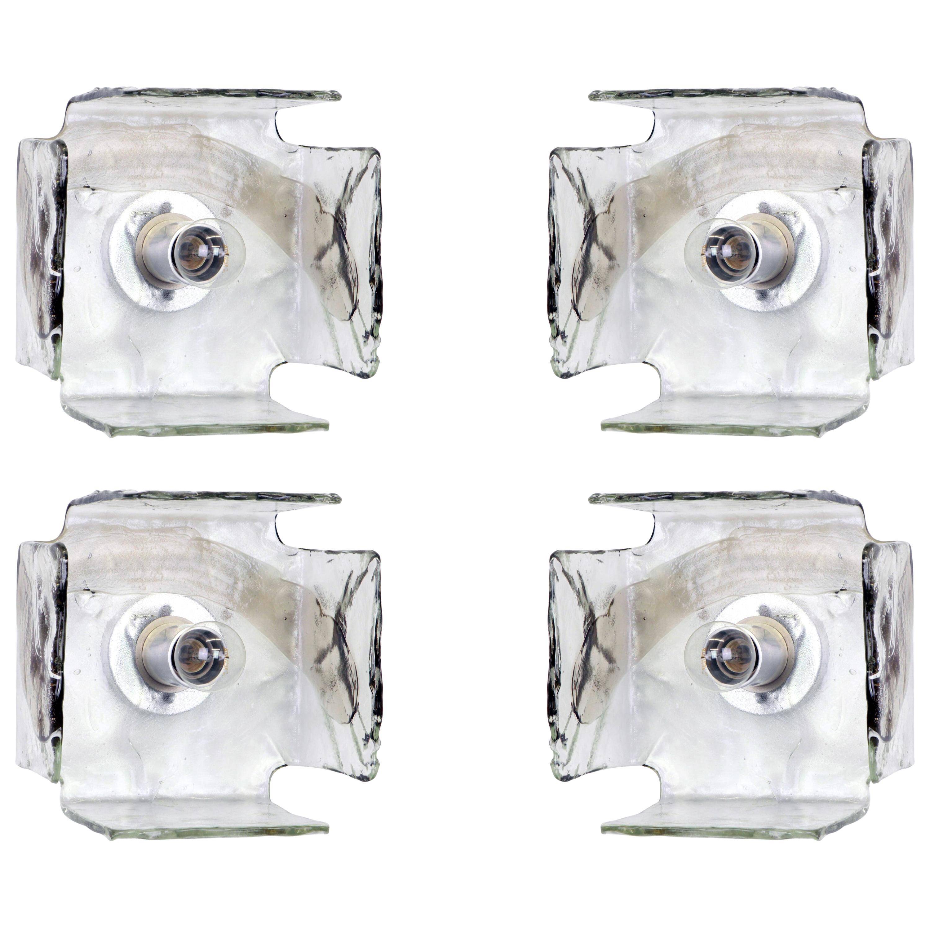 Wall sconce designed by Carlo Nason for Kalmar, 1960s.