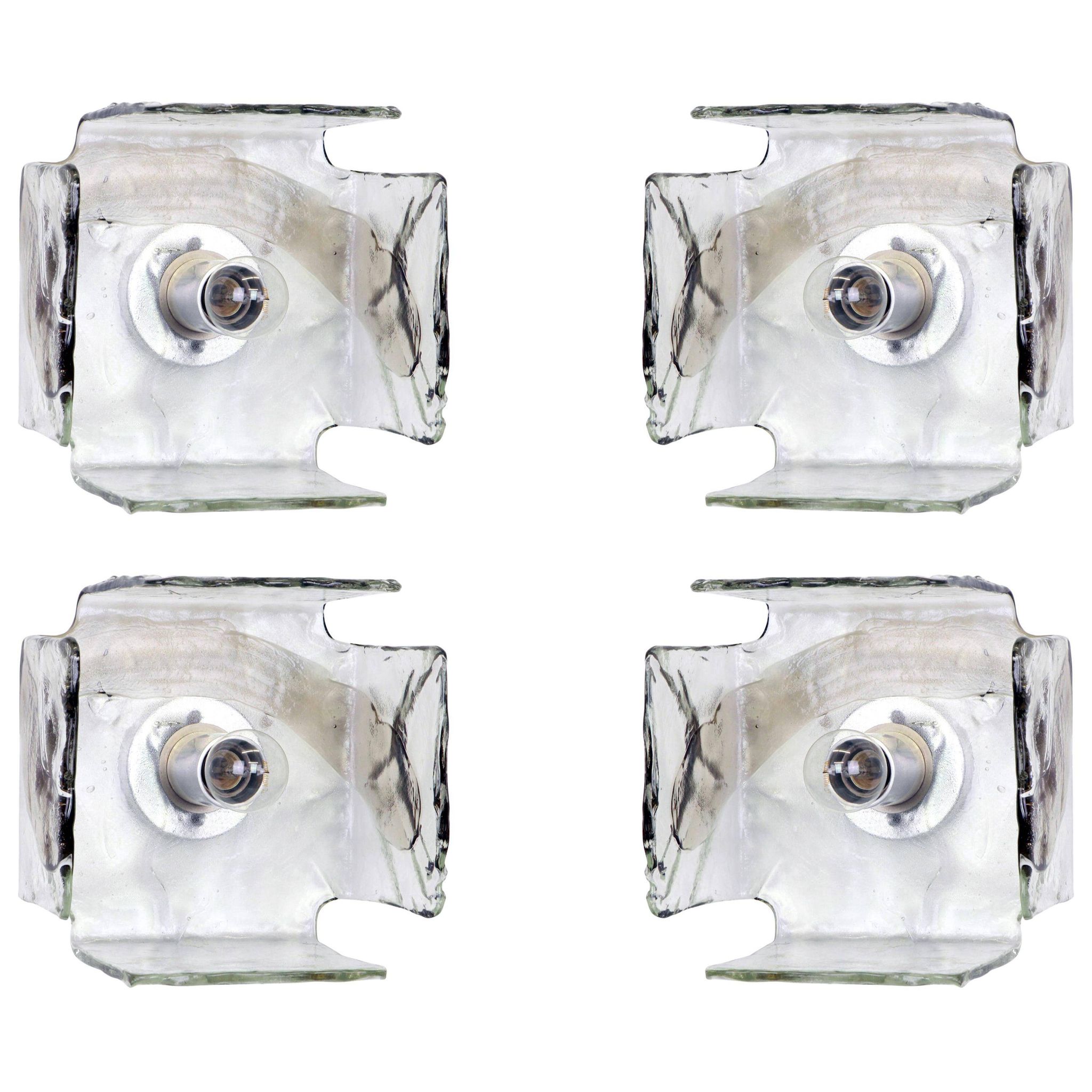 Wall sconce designed by Carlo Nason for Kalmar, 1960s.