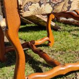 6 Louis XIV chairs in beech