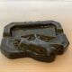 Old cast iron boar ashtray efel