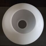 Large translucent white glass globe - Ufo shape - Space Age - 1950s/1960s