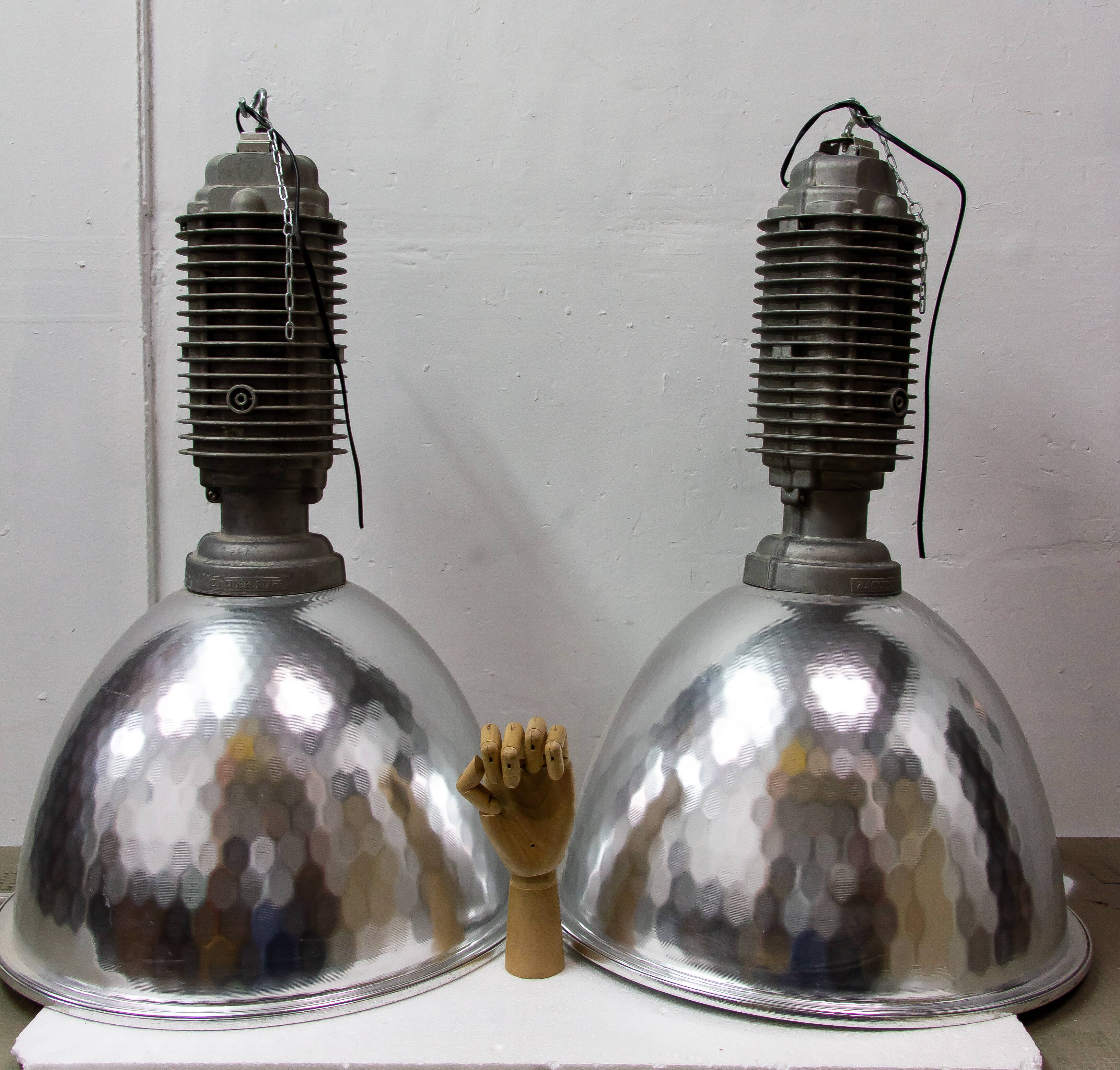 Pendant lamp industrial aluminium design zumtobel