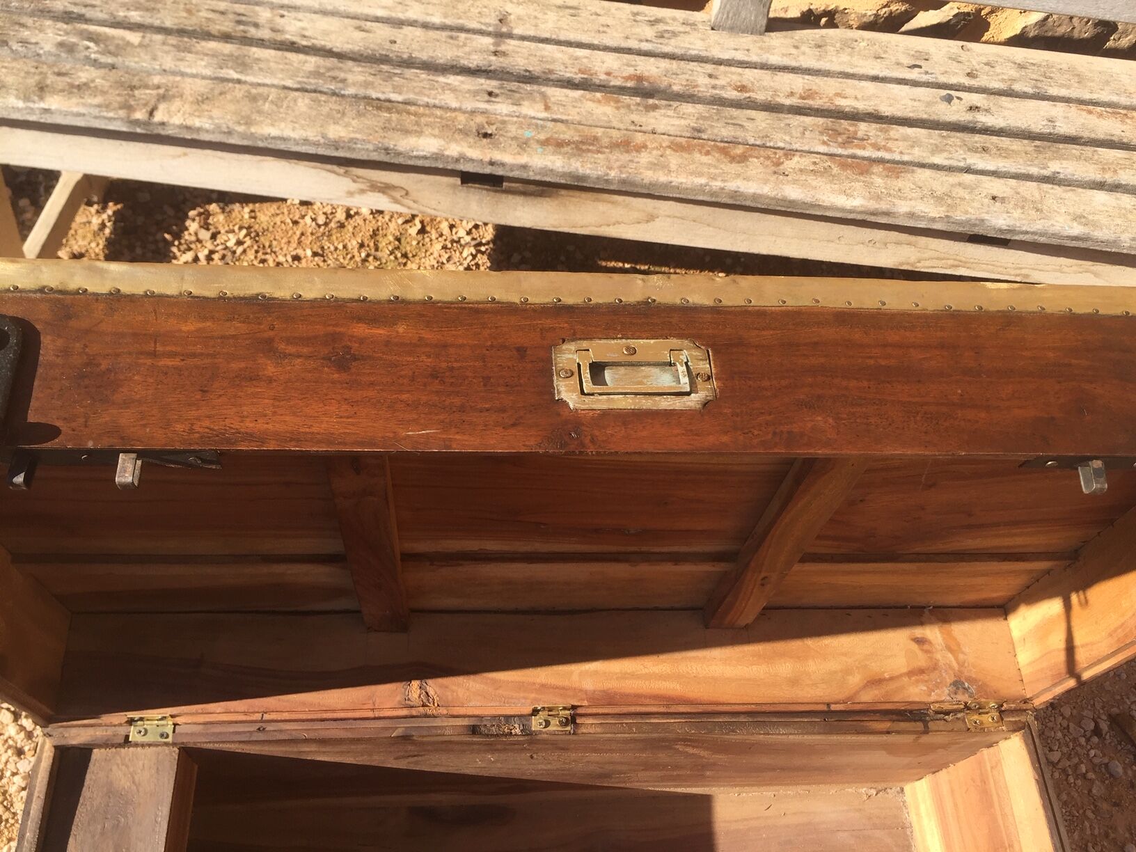 Trunk camphor and brass