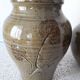 Le Rivet enamelled stoneware carafe and pot with herbarium motifs