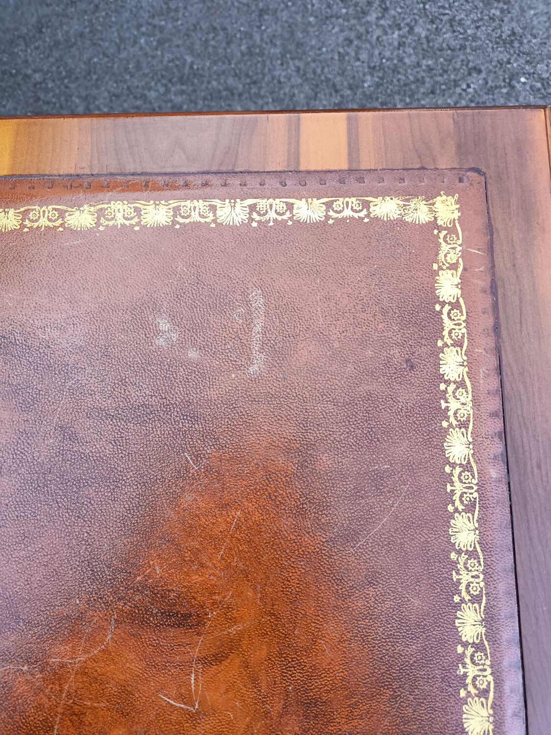 Old vintage English revolving bookcase