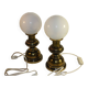 Paire de lampes de chevet en métal