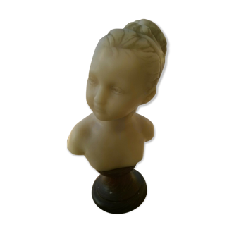 Bust in ancient wax